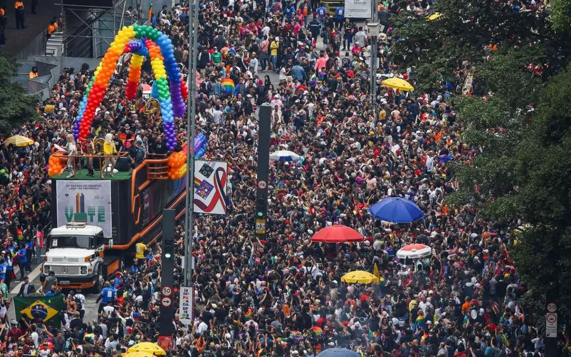 Parada Orgulho LGBT São Paulo, Parada LGBT São Paulo 2024, Parada LGBT de São Paulo 28ª Anual;
