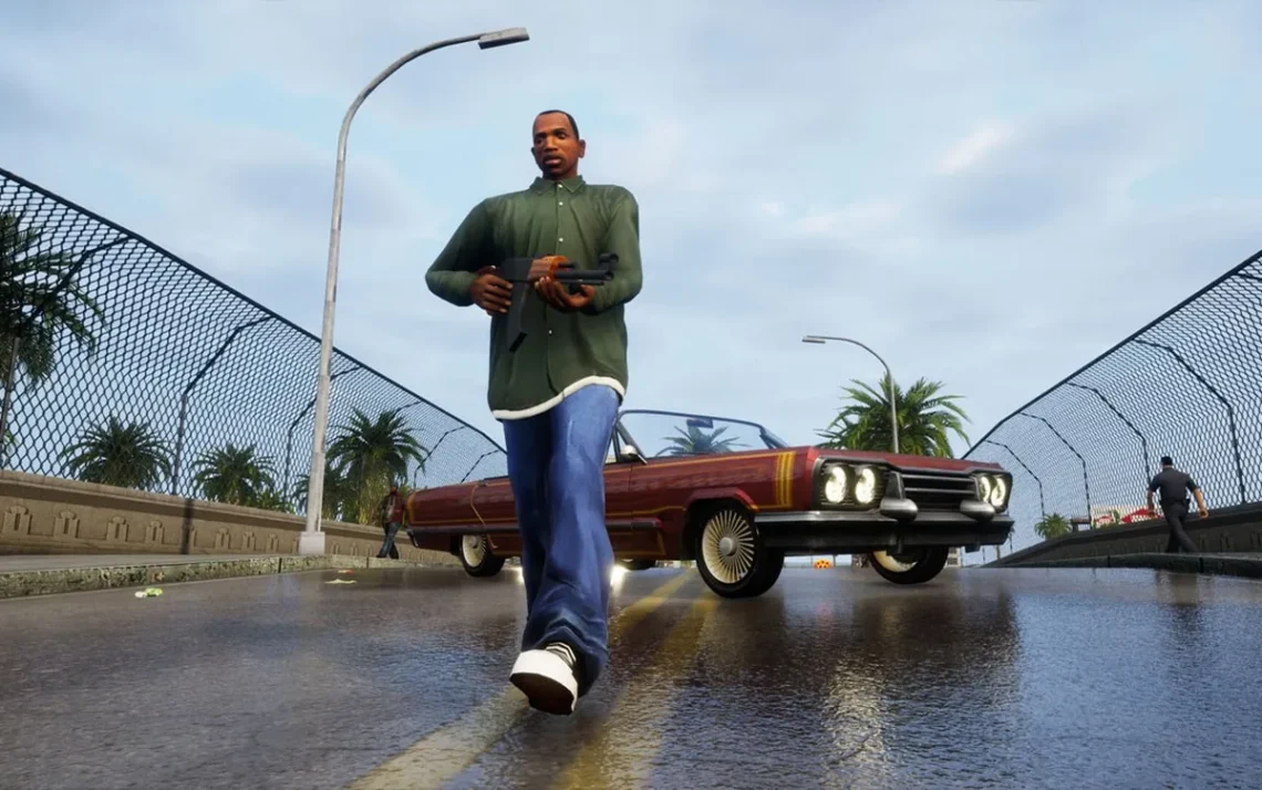 Grand Theft Auto: San, Andreas, sequência, Vice City, icônico, carismático, CJ, história, Rockstar Games;