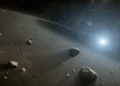 rochas espaciais, asteroides, asteroides primitivos;