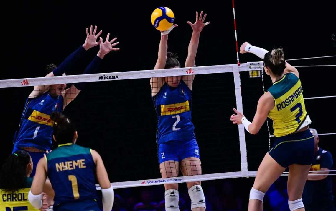 torneio, internacional, competição, de vôlei;