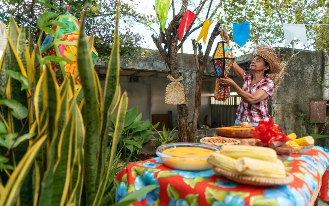 comemoração, junina, festa, junina, festa, junina;